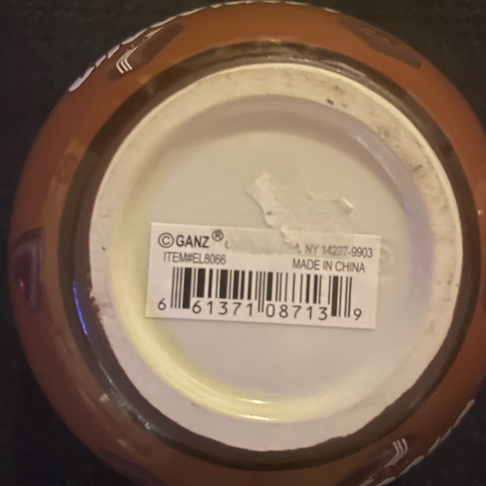 Got Chocolate? 2 Ceramic Bowl Brown White Chocolate Candies Snacks Ice Cream NWT - Picture 8 of 9